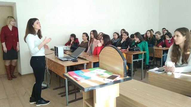 Дискусія студентів та Ірина Вакалюк стосовно особистості наставника 